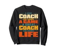 Coach Motivation Leadership Mentor Sports Inspiration retro Sweatshirt