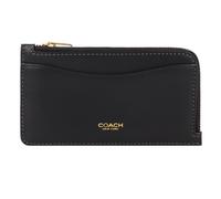 Coach New York Credit card case Leather 8 cm black