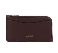 Coach New York Credit card case Leather 8 cm red