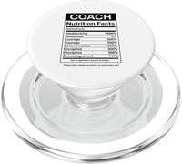 Coach Nutrition Facts Discipline Courage Coffee Lover PopSockets PopGrip for MagSafe
