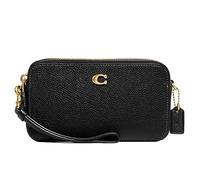 Coach Polished Pebble Leather Kira Crossbody, Black, One Size