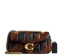 Coach Quilted Tabby Shoulder Bag 20 Patchwork, B4/Maple Shadow Brown
