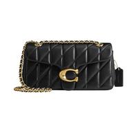 Coach Quilted Tabby Shoulder Bag 26 with Chain, B4/Black, One Size