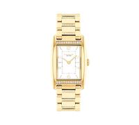 Coach Reese Women's Yellow Gold IP Crystal Bracelet Watch