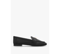 COACH Sculpted C Black Leather Loafers Colour: Black Leather, Size: 6