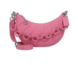 Coach Shoulder Bag Leather 24 cm pink