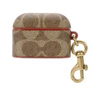 Coach Signature AirPods Pro Case - Compatible with AirPods Pro 2nd / 1st Generation - Signature Tan