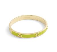 COACH Signature C Enamel Bangle Bracelet, One Size, Brass Enamel, no gemstone