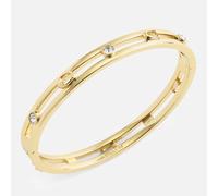 Coach Signature C Gold-Tone Bangle Bracelet