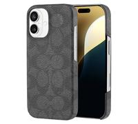 COACH Signature Canvas Slim Wrap iPhone 16 Case - Designer Phone Case - Signature Charcoal