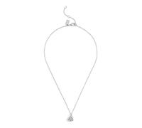 COACH Signature Quilted Heart Pendant Necklace, One Size, Brass, No Gemstone