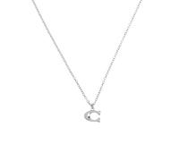 Coach Silver C Starter Necklace