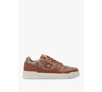 COACH Soho Crystal Signature Jacquard Cocoa Burnished Amber Trainers S