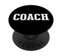 Coach Sports Team Leader Mentor Trainer Coaching Design PopSockets Adhesive PopGrip
