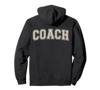 Coach Sports Trainer Antique White Varsity on the back Pullover Hoodie