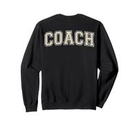 Coach Sports Trainer Antique White Varsity on the back Sweatshirt
