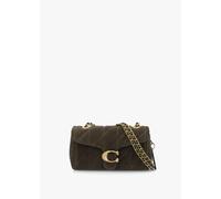 COACH Tabby 20 Quilted Olive Suede Shoulder Bag Size: One Size, Colour
