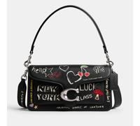 Coach Tabby Shoulder Bag Leather 26 cm black