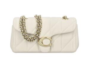 Coach Tabby Shoulder Bag Leather 20 cm beige
