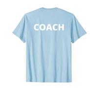 Coach Trainer Back Back T-Shirt, Men, Baby Blue, Small