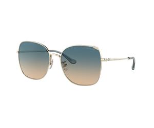 Coach Woman Sunglass C7997 - Frame color: Shiny Light Gold, Lens color: Blue Yellow Gradient