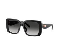 Coach Woman Sunglass CAD54 - Frame color: Black, Lens color: Grey Gradient