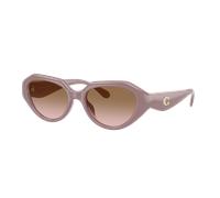 Coach Woman Sunglass CBY77 - Frame color: Milky Putty, Lens color: Brown Peach Gradient