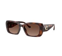 Coach Woman Sunglass CBY82 - Frame color: Dark Tortoise, Lens color: Brown Gradient Polarized