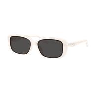 Coach Woman Sunglass CBY86 - Frame color: Milky Cloud, Lens color: Grey Solid