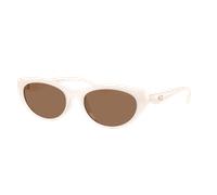 Coach Woman Sunglass CDP42 - Frame color: Milky Cloud, Lens color: Brown Solid