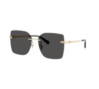 Coach Woman Sunglass CDP45 - Frame color: Shiny Light Gold, Lens color: Grey Solid