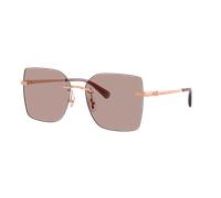 Coach Woman Sunglass CDP45 - Frame color: Shiny Rose Gold, Lens color: Purple Solid