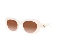 Coach Woman Sunglass CR609 - Frame color: Milky Cloud, Lens color: Brown Gradient