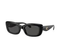 Coach Woman Sunglass CR610 - Frame color: Black, Lens color: Grey Solid
