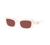Coach Woman Sunglass CR610 - Frame color: Milky Cloud, Lens color: Wine