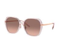 Coach Woman Sunglass CR636 - Frame color: Transparent Rose, Lens color: Brown Pink Gradient