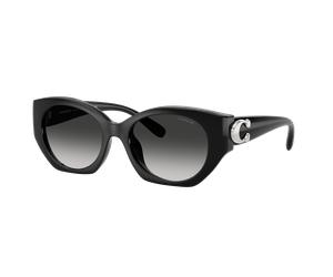 Coach Woman Sunglass CW194 - Frame color: Black, Lens color: Grey Gradient
