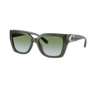 Coach Woman Sunglass CW195 - Frame color: Milky Moss, Lens color: Moss Aqua Gradient