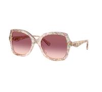 Coach Woman Sunglass CW225 - Frame color: Transparent Floral Field, Lens color: Purple Pink Gradient