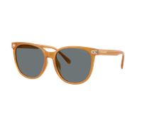 Coach Woman Sunglass CW428 - Frame color: Milky Amber, Lens color: Grey Solid