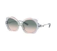 Coach Woman Sunglass HC8346BU C9200 - Frame color: Gradient Transparent Blue, Lens color: Green Pink Gradient