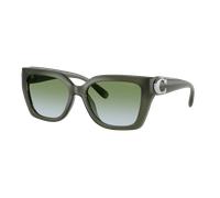 Coach Woman Sunglass HC8408U CW195 - Frame color: Milky Moss, Lens color: Moss Aqua Gradient