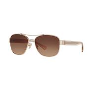 Coach Woman Sunglass L151 - Frame color: Light Gold, Lens color: Brown Gradient