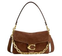 Coach Women Chain Tabby Shoulder Bag, Warm Brown, One Size