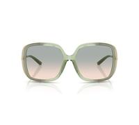 Coach Women Hc8423u Universal Fit Sunglasses, Grey/Mint Gradient/Green Peach Gradient, 56 mm