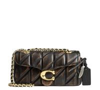 Coach Women Quilted Tabby Shoulder Bag 20 in Loved Leather, Im/Black Brown, One Size