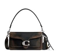 Coach Women Tabby Shoulder Bag 26 in Loved Leather, Left/Black Brown, One Size