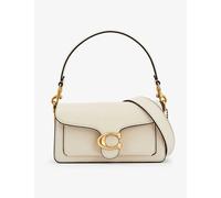COACH Tabby 20 Chalk Leather Shoulder Bag Size: One Size, Colour: Camel Leather