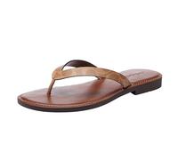 Coach Women's Brianna Flip Flop Flat Sandals, Brown, 4 UK