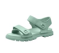 Coach Women's Brynn Leather Sandal, Aquamarine, 4 UK
